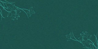 绿色简约唯美手绘荷花荷叶简笔画线条磨砂展板背景立夏背景